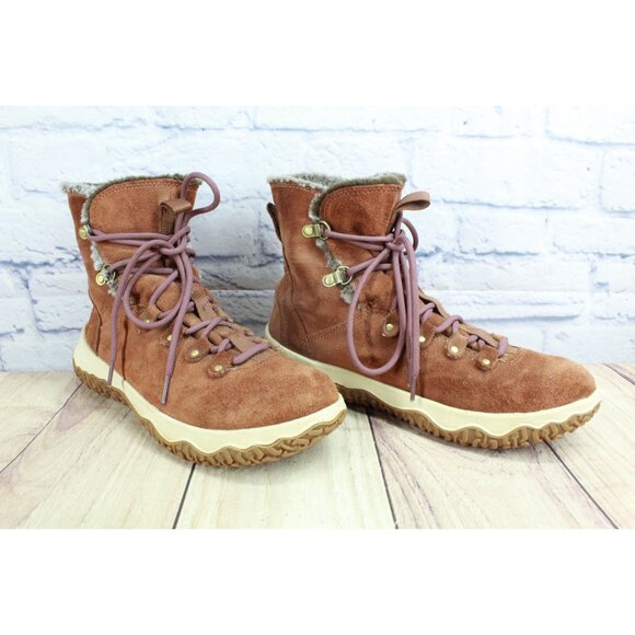 LL Bean Day Venture Insulated Boots Lace Up Brown Size 9.5 M - Picture 5 of 9